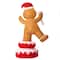 Glitzhome&#xAE; 6ft. Lighted Inflatable Rotating Gingerbread Man D&#xE9;cor